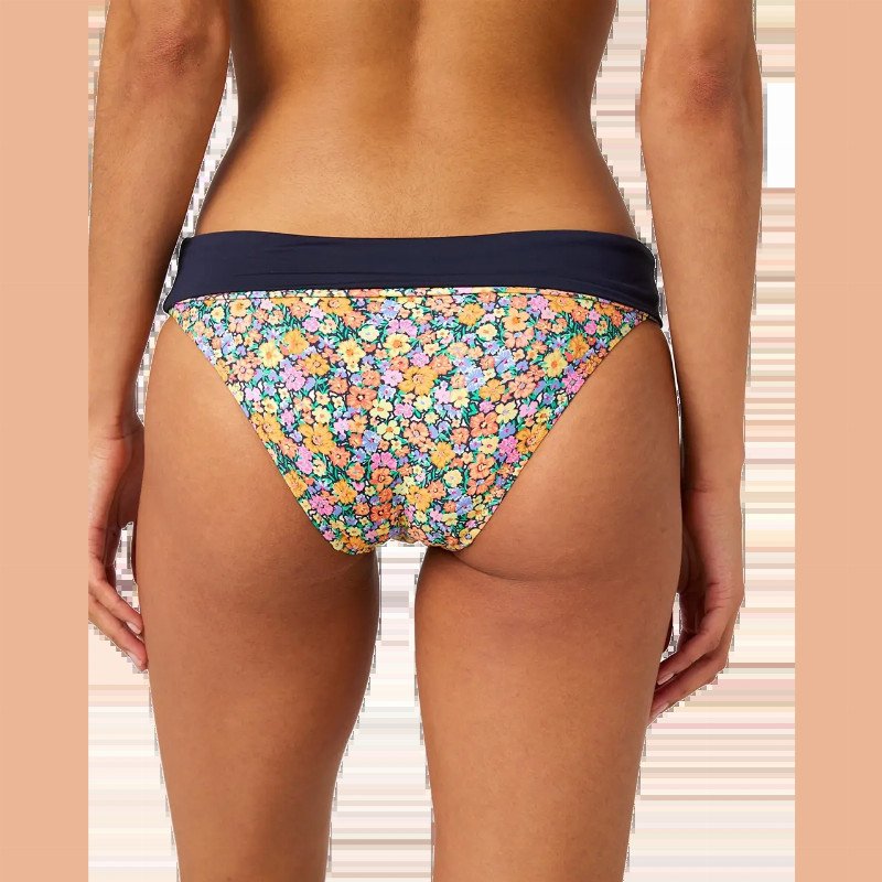 Afterglow Ditsy Roll Up Good Bikini Bottoms in Multi Colour