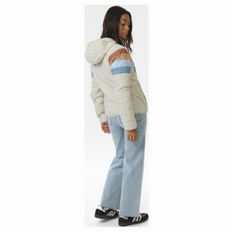 Anti-Series Revival Tech Jacket in Vintage White