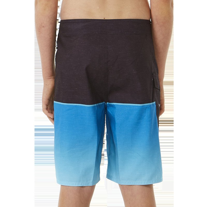 Boys Dawn Patrol Boardshorts in Black & Blue