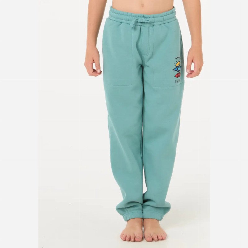 Boys Icons Of Surf Joggers in Blue Lagoon