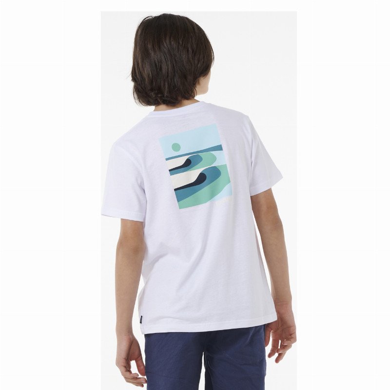 Boys Surf Revival T-Shirt in White