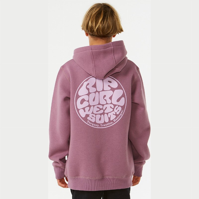 Boys Wetsuit Icon Hoodie in Dusty Purple