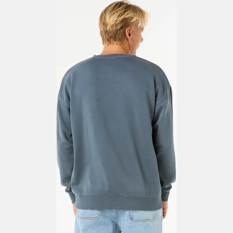 Classic Surf Wash Crew Sweatshirt in Pine Night