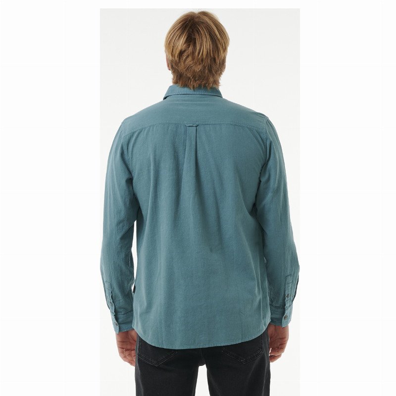 Classic Surf Washed Shirt in Bluestone