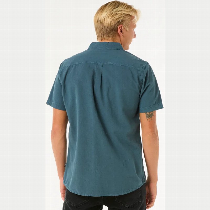 Classic Surf Washed Shirt in Pine Night