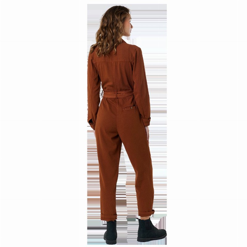 Combi Searcher Jumpsuit in Dark Brown