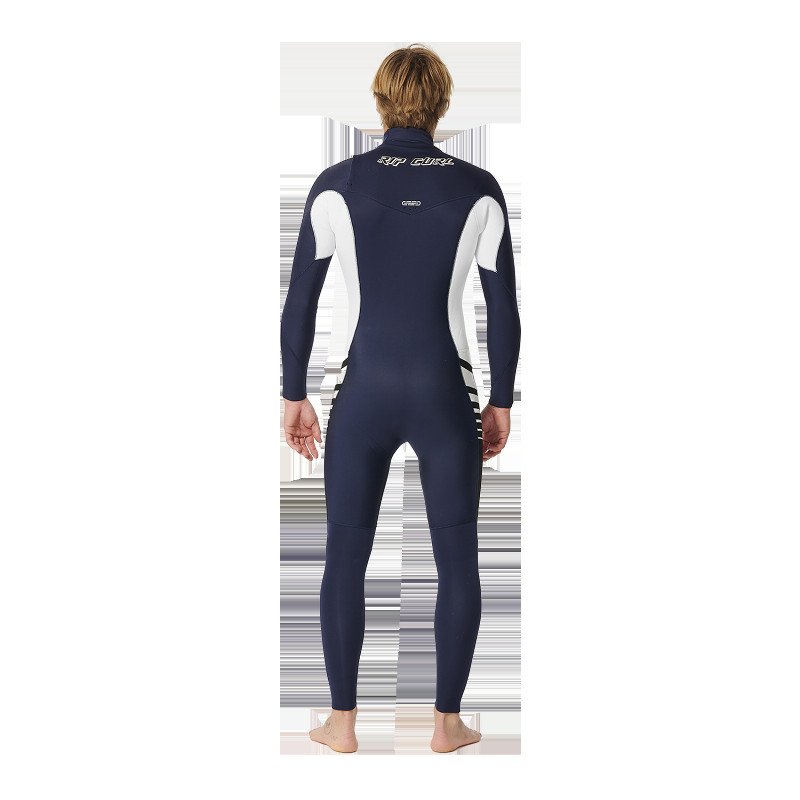 Dawn Patrol Performance 3/2mm Chest Zip Wetsuit in Navy