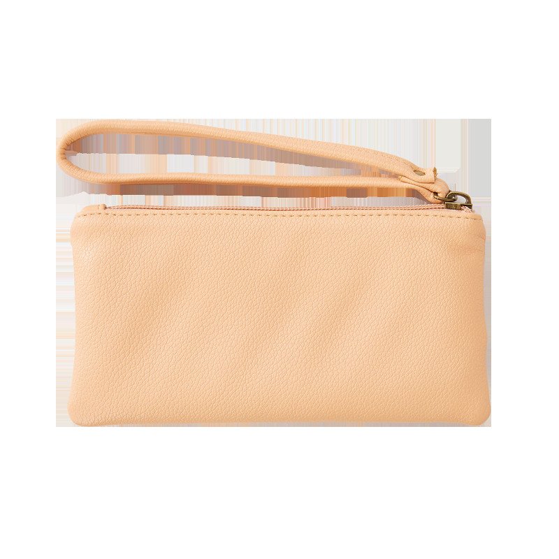 Essentials Wristlet Bag in Tan