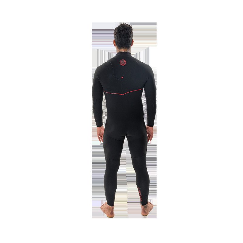 Flashbomb Fusion 3/2mm Zip Free Wetsuit in Black