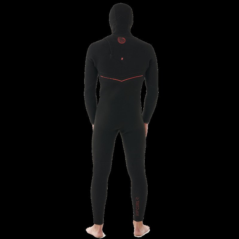 Flashbomb Fusion 5/4mm Hooded Zipless Wetsuit in Black