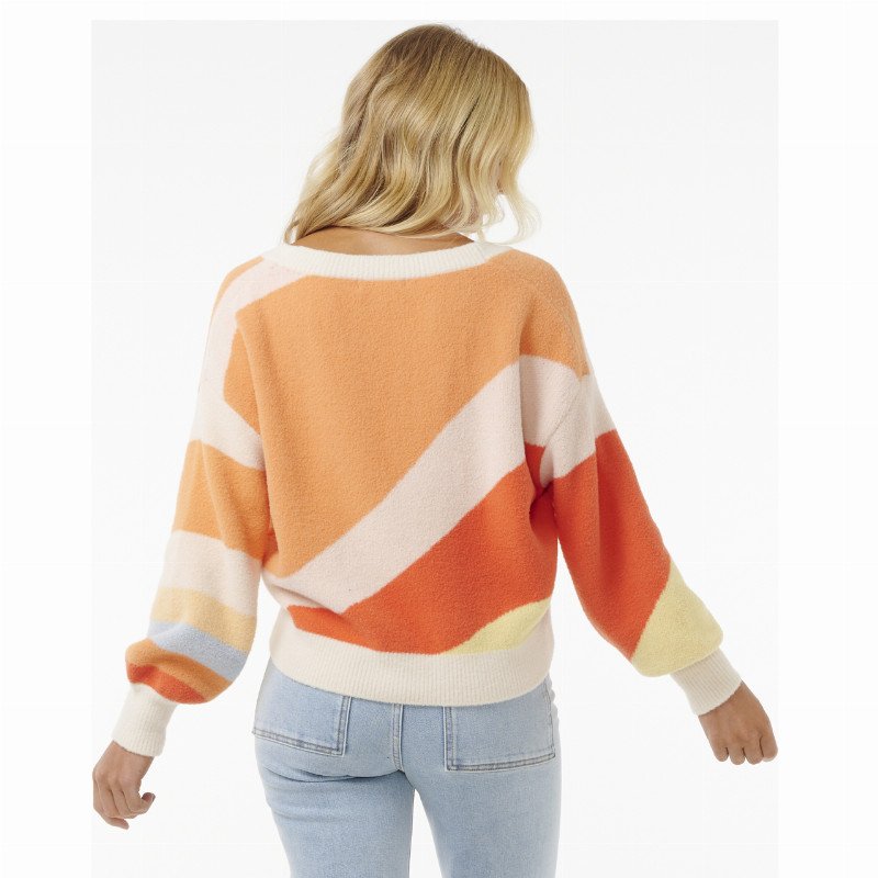 High Tide Knit Cardigan in Multi