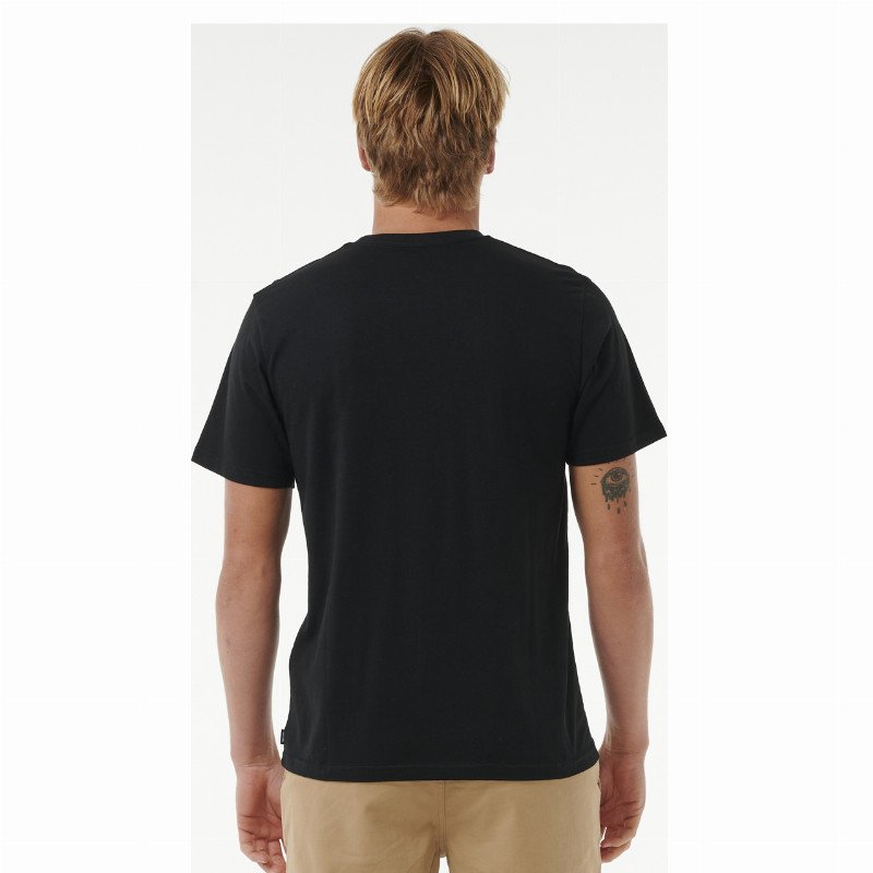 Horizon Badge T-Shirt in Black