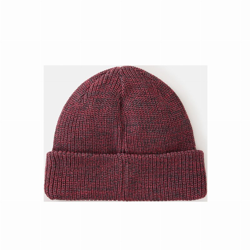 Icons Reg Beanie in Maroon