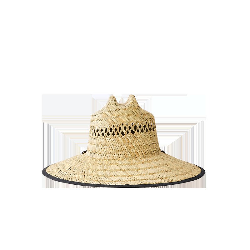 Logo Straw Hat in Natural