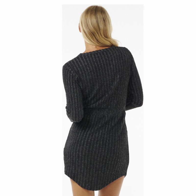 New Cosy Dress in Black Marle