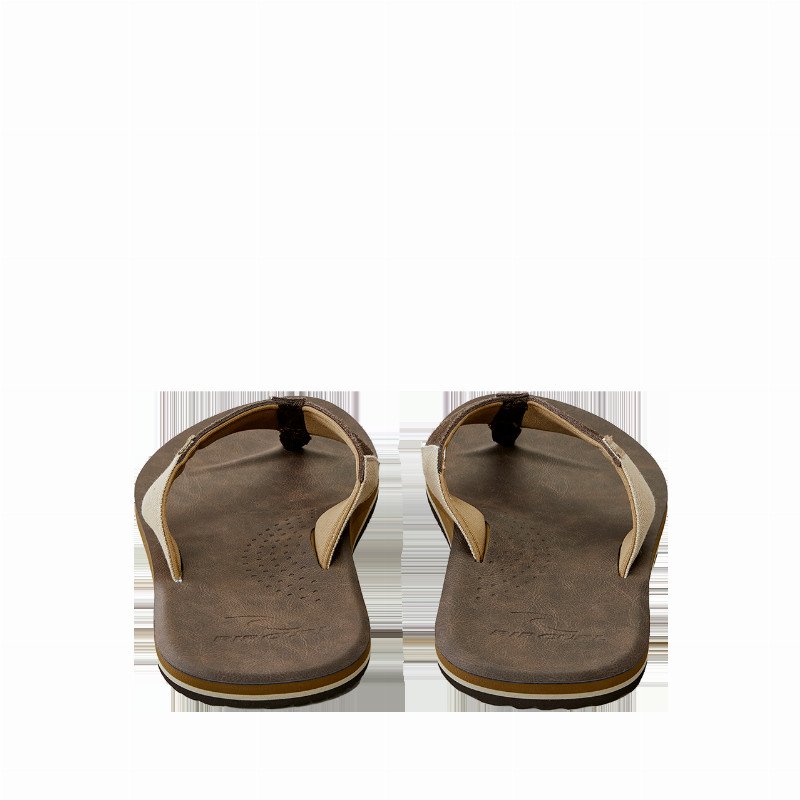 Oxford Flip Flops in Brown