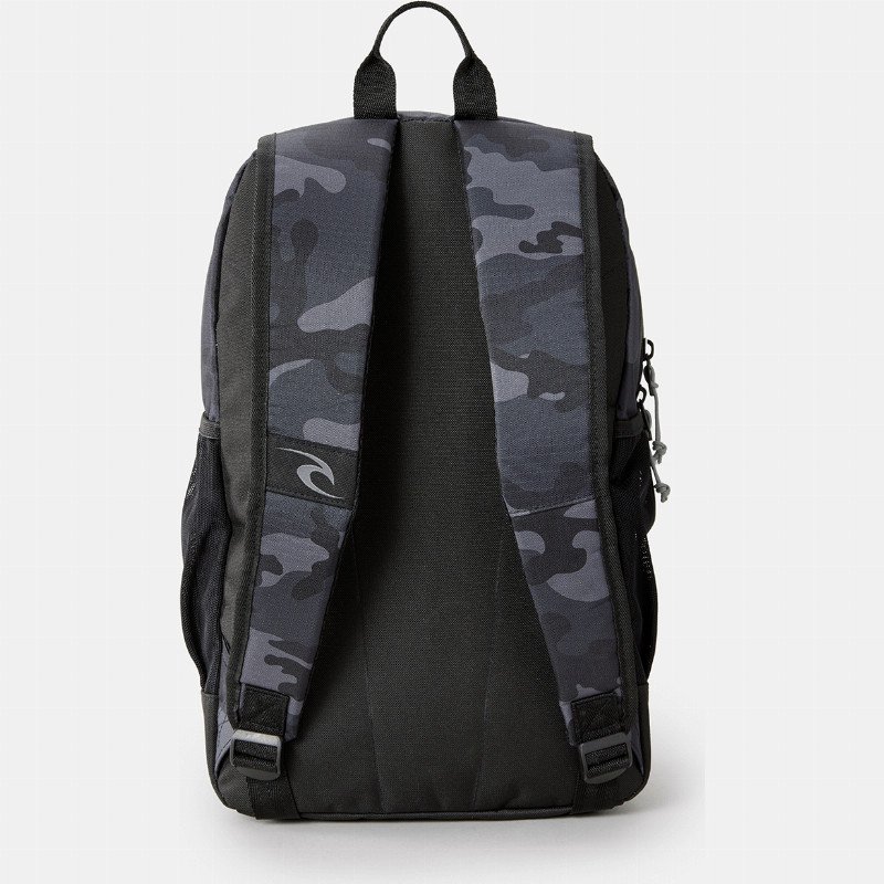 Posse Mid Backpack in Black & Grey