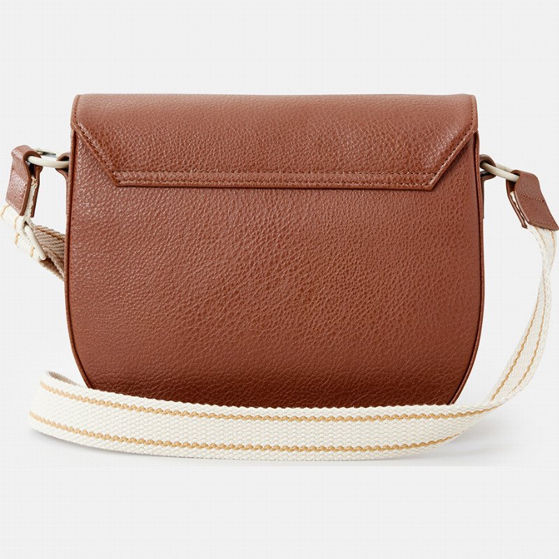 Premuim Surf Crossbody Bag in Dark Chocolate