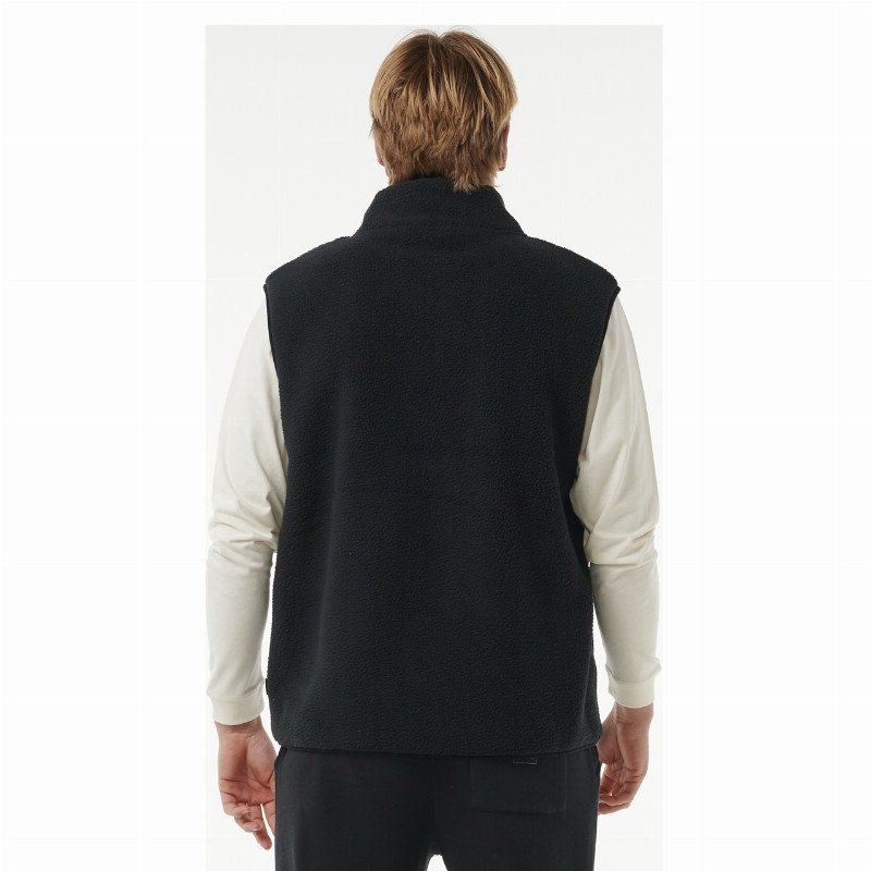 Quest Polar Fleece Gilet in Black