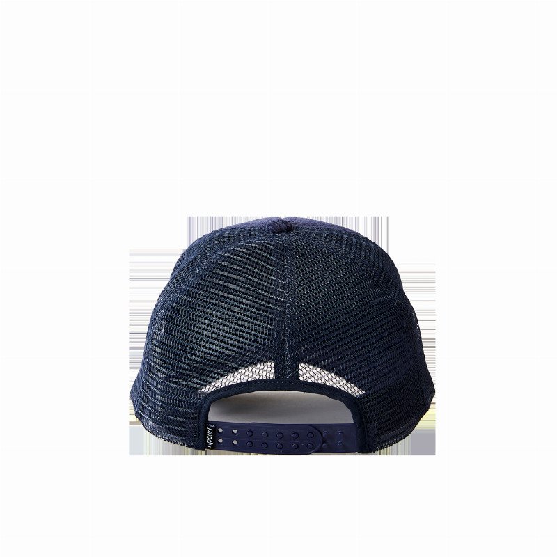 Revival Cord Trucker Cap in Navy