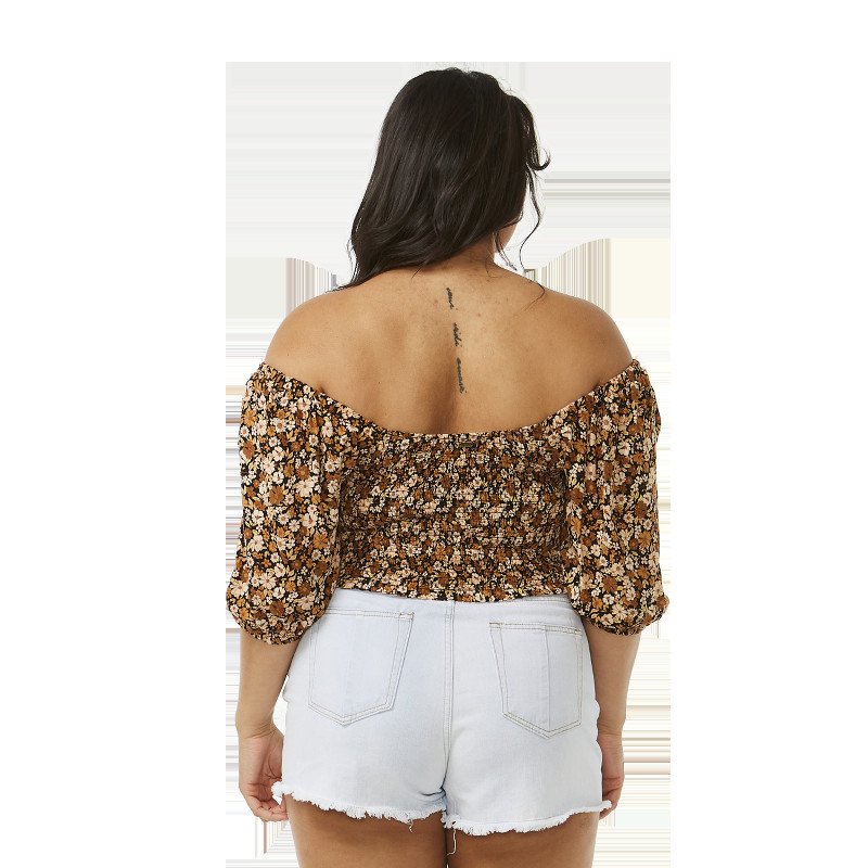 Sea Of Dreams Top in Brown