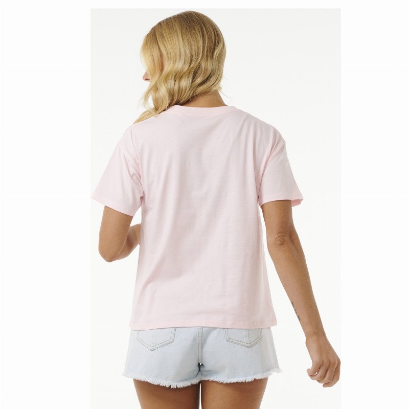 Sea Shells Relaxed T-Shirt in Pink