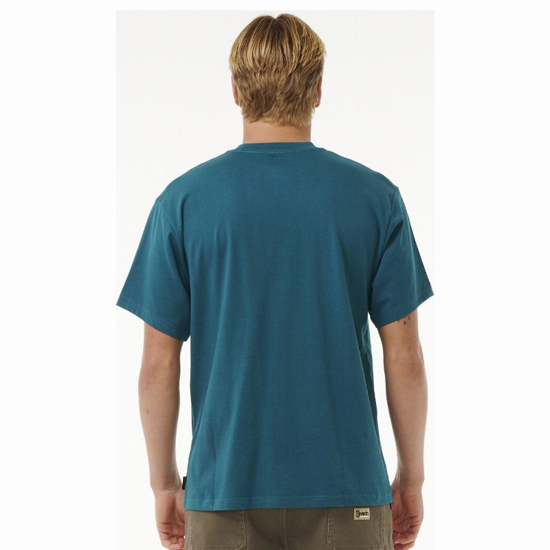 Search Embroidery T-Shirt in Trekking Green