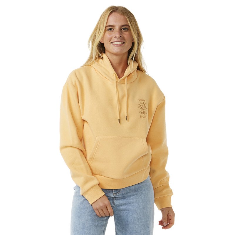 Rip Curl Search Icon Relaxed Hoody - Orange