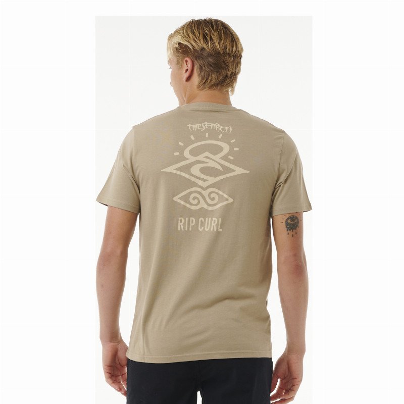 Search Icon T-Shirt in Sand Dune