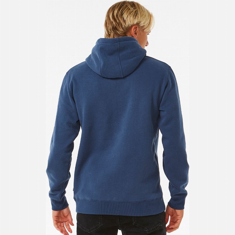 Stapler Hoodie in Washed Navy