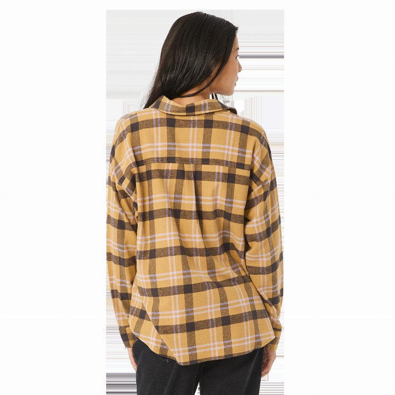 Sunday Flannel Shirt in Light Olive