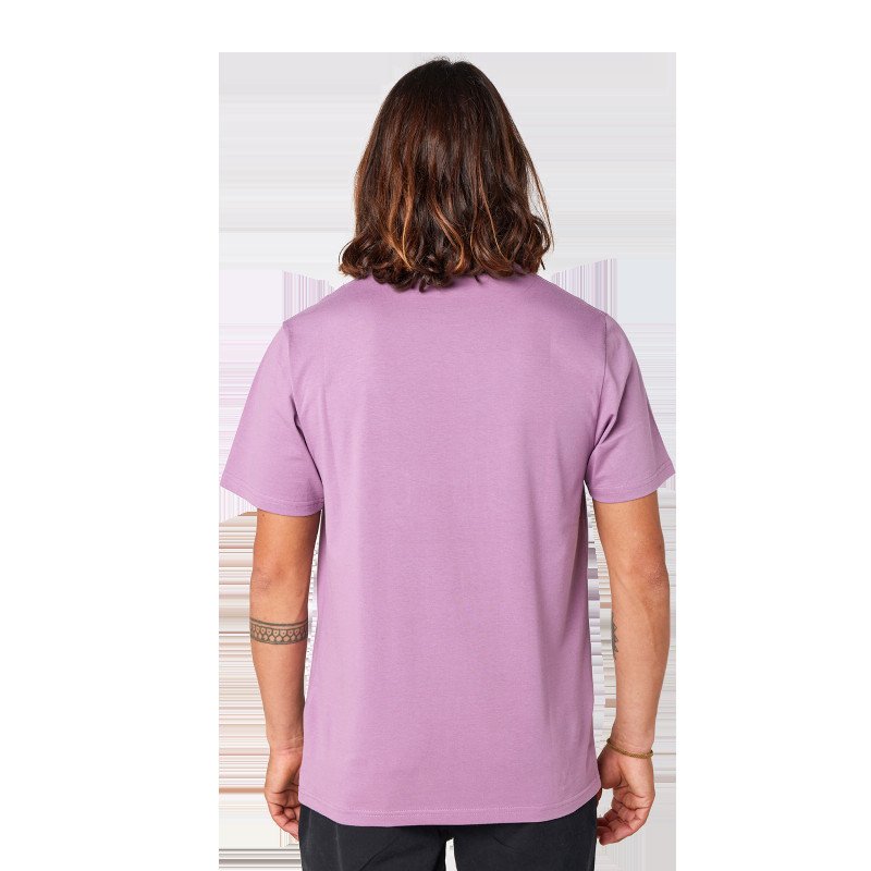 Surf Paradise Badge T-Shirt in Dusty Purple