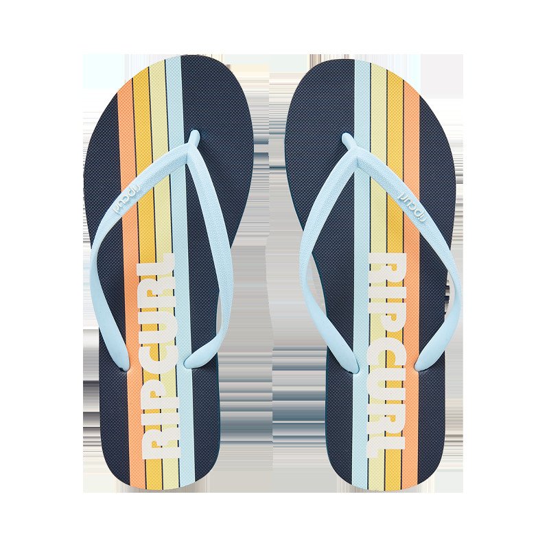 Surf Revival Bloom Flip Flops in Navy