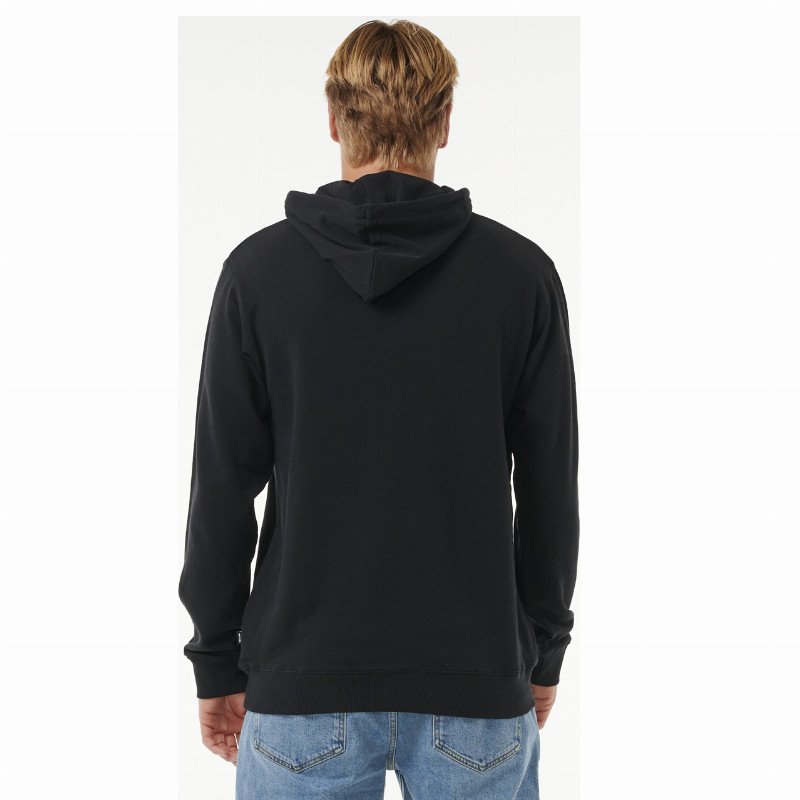 Surf Revival Capture Hoodie in Black