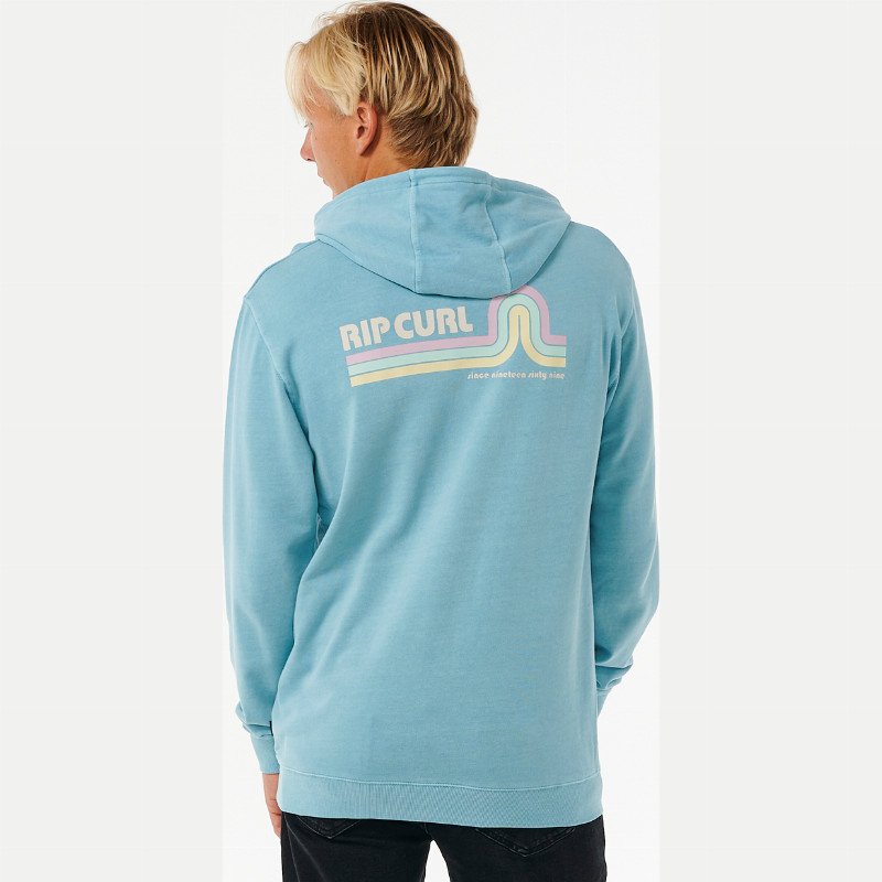 Surf Revival Hoodie in Dusty Blue