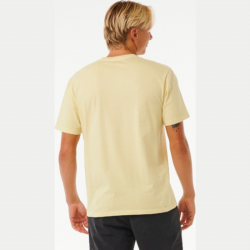 Surf Revival Mumma T-Shirt in Vintage Yellow