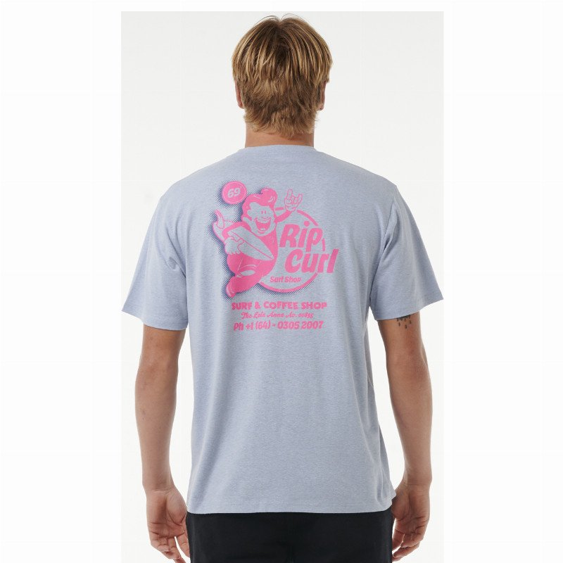 Surfer Dude T-Shirt in Spray Blue