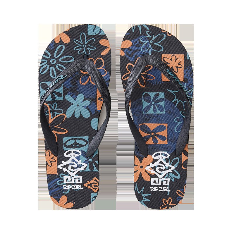 SWC Bloom Flip Flops in Dark Navy