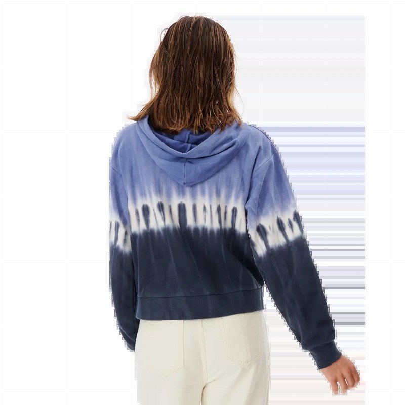 Tie Dye Hoodie in Blue