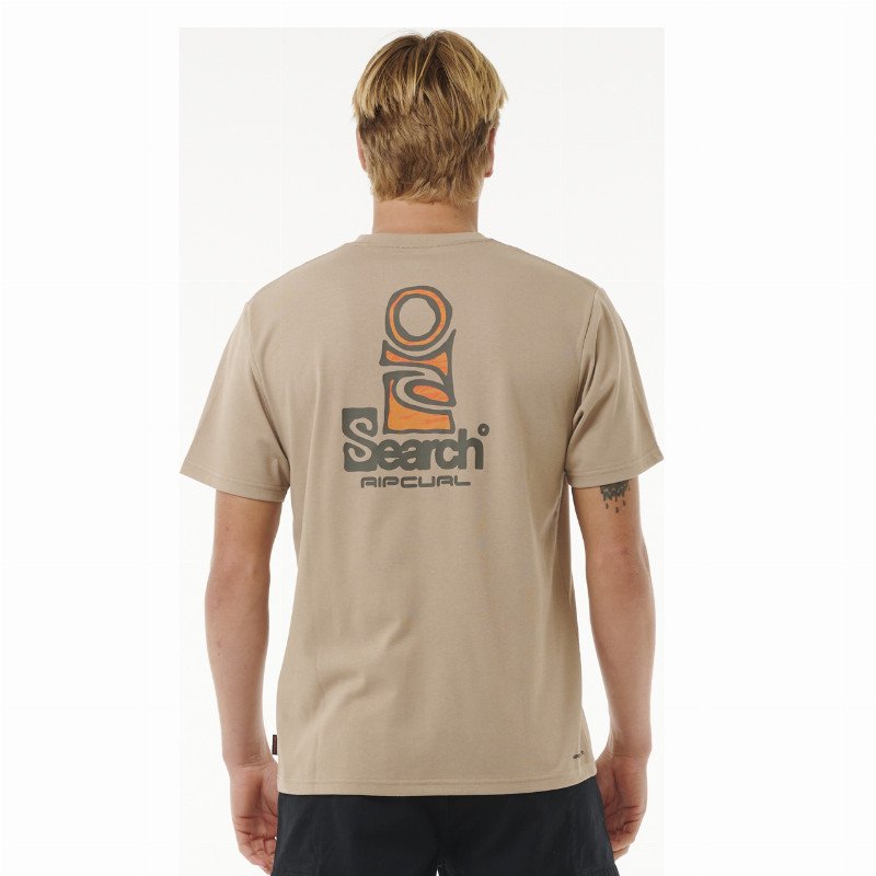 VaporCool Search Stack T-Shirt in Sand Dune