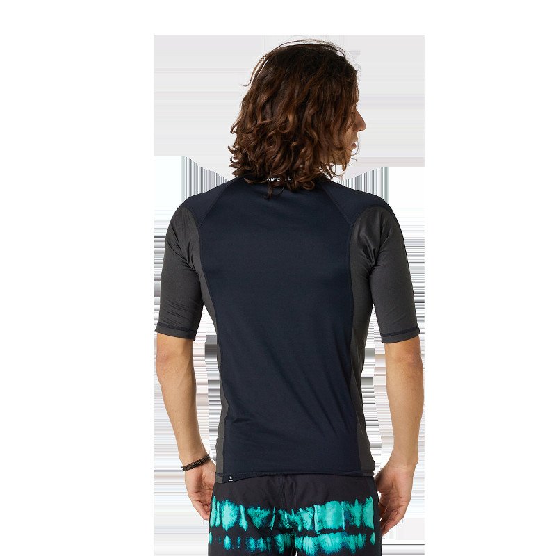 Waves UPF Performance Rash Vest in Black