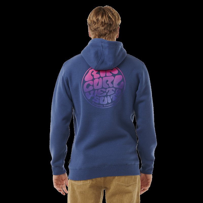 WETSUIT ICON HOODIE IN WASHED NAVY