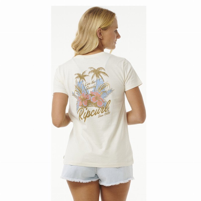 Wild Bloom Standard T-Shirt in Bone