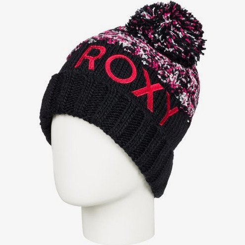 Alyeska - Pom-Pom Beanie - Black - Roxy