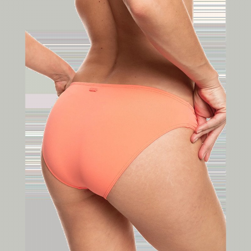 Beach Classics Hipster Bikini Bottoms in Fusion Coral