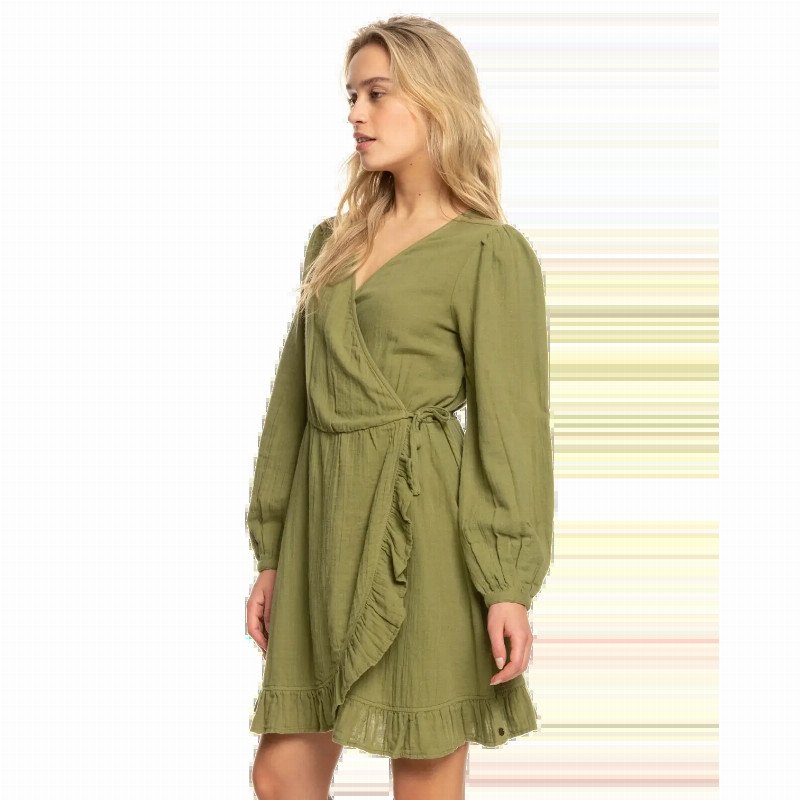 Bright & Shine Dress in Loden Green