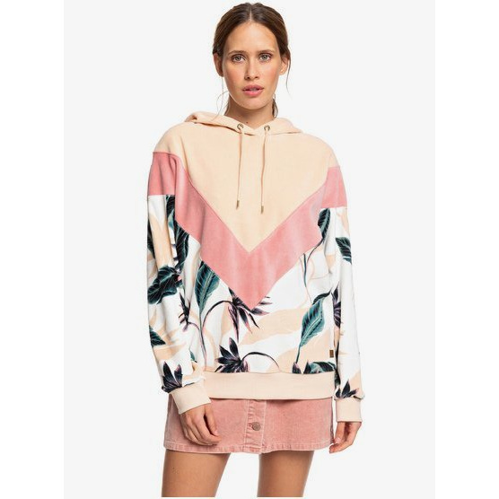 roxy chasing waves velour hoodie