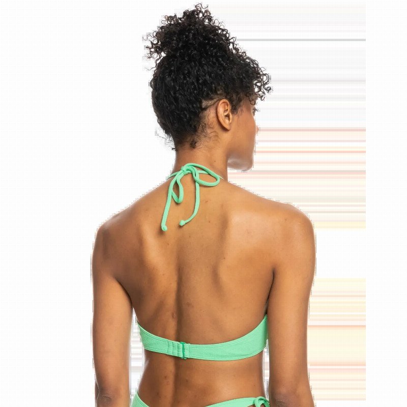 Color Jam Fashion Tri Bikini Top in Absinthe Green