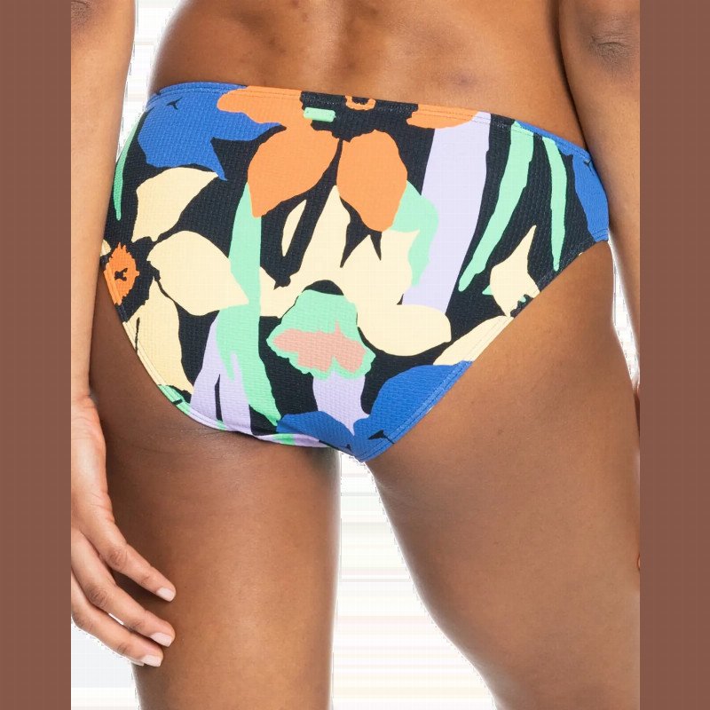 Color Jam Hipster Bikini Bottoms in Anthracite Flower Jammin