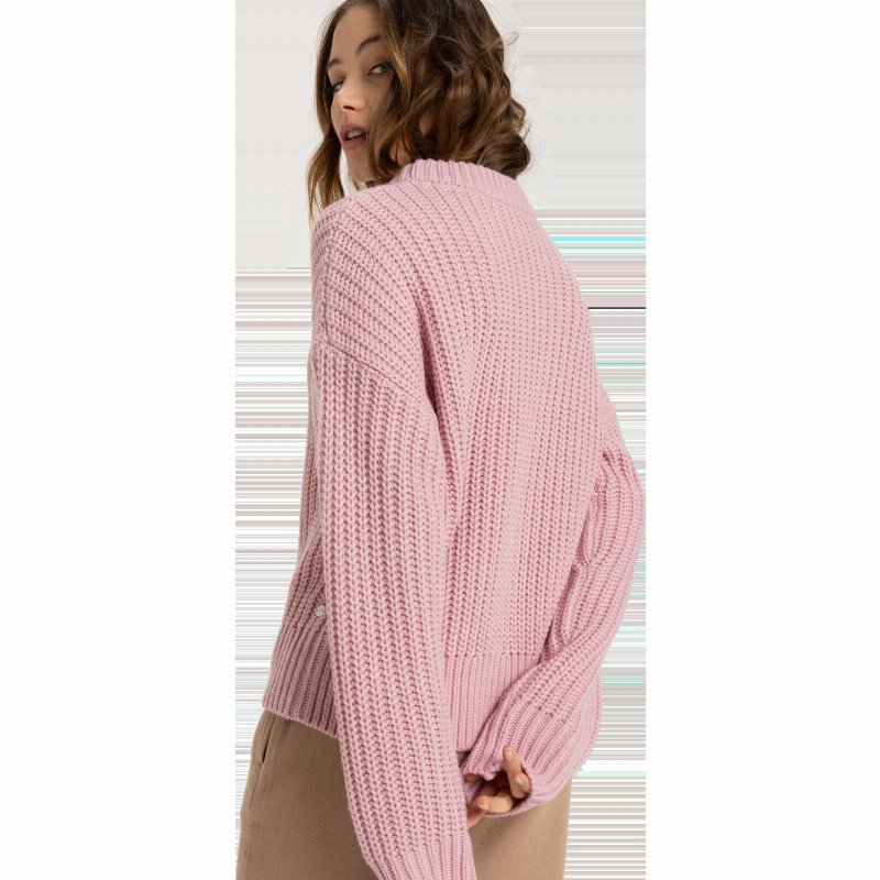 Coming Home Jumper in Bleached Mauve